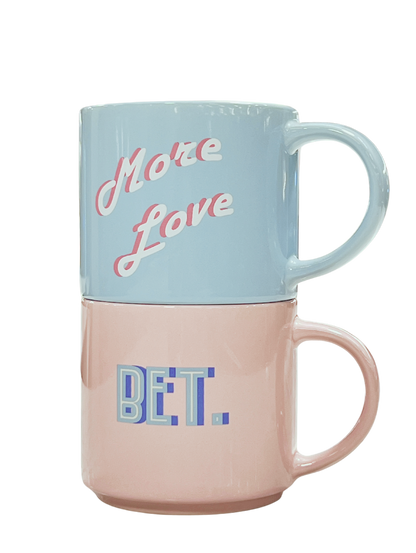 MORE LOVE & BET. Mug Set