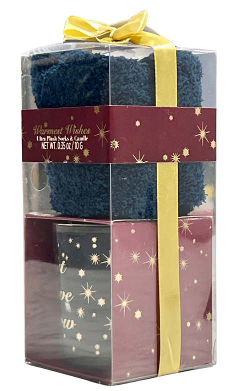 Glow Cozy Candle & Socks Set