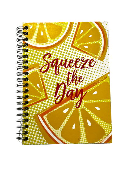 SQUEEZE THE DAY Spiral Notebook