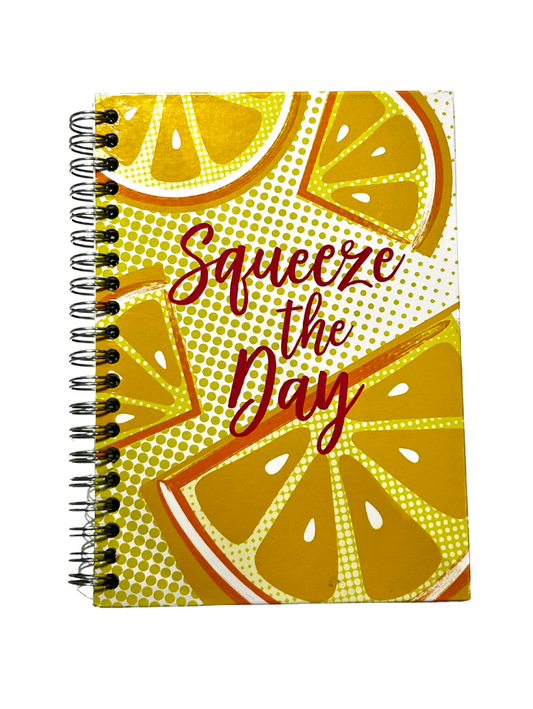SQUEEZE THE DAY Spiral Notebook
