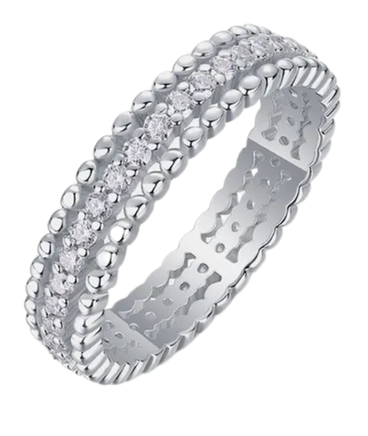 The Celestial Halo Moissanite Ring