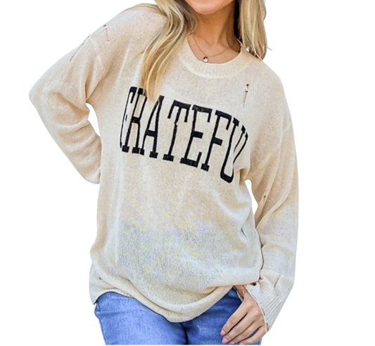 The GRATEFUL Long Sleeve Knit Shirt