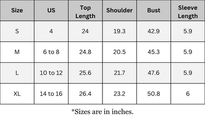 "USA" Notched Neck T-Shirt