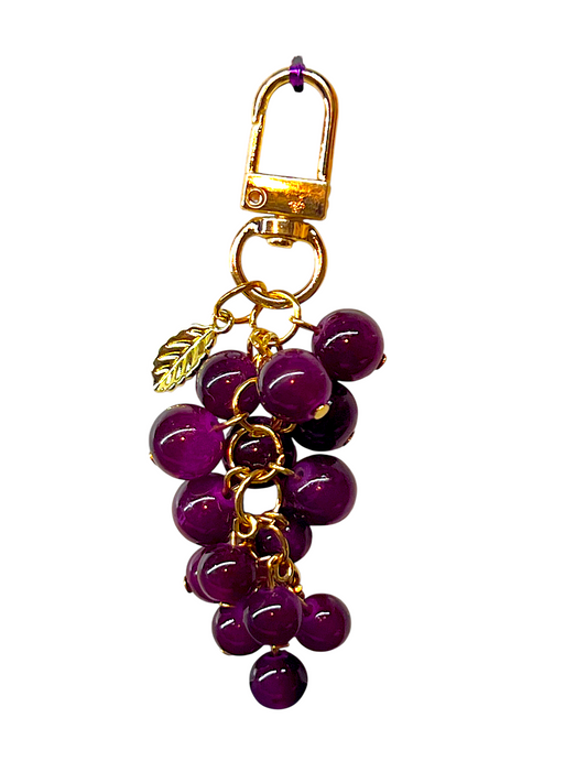 The Valley Grape Cluster Keychain