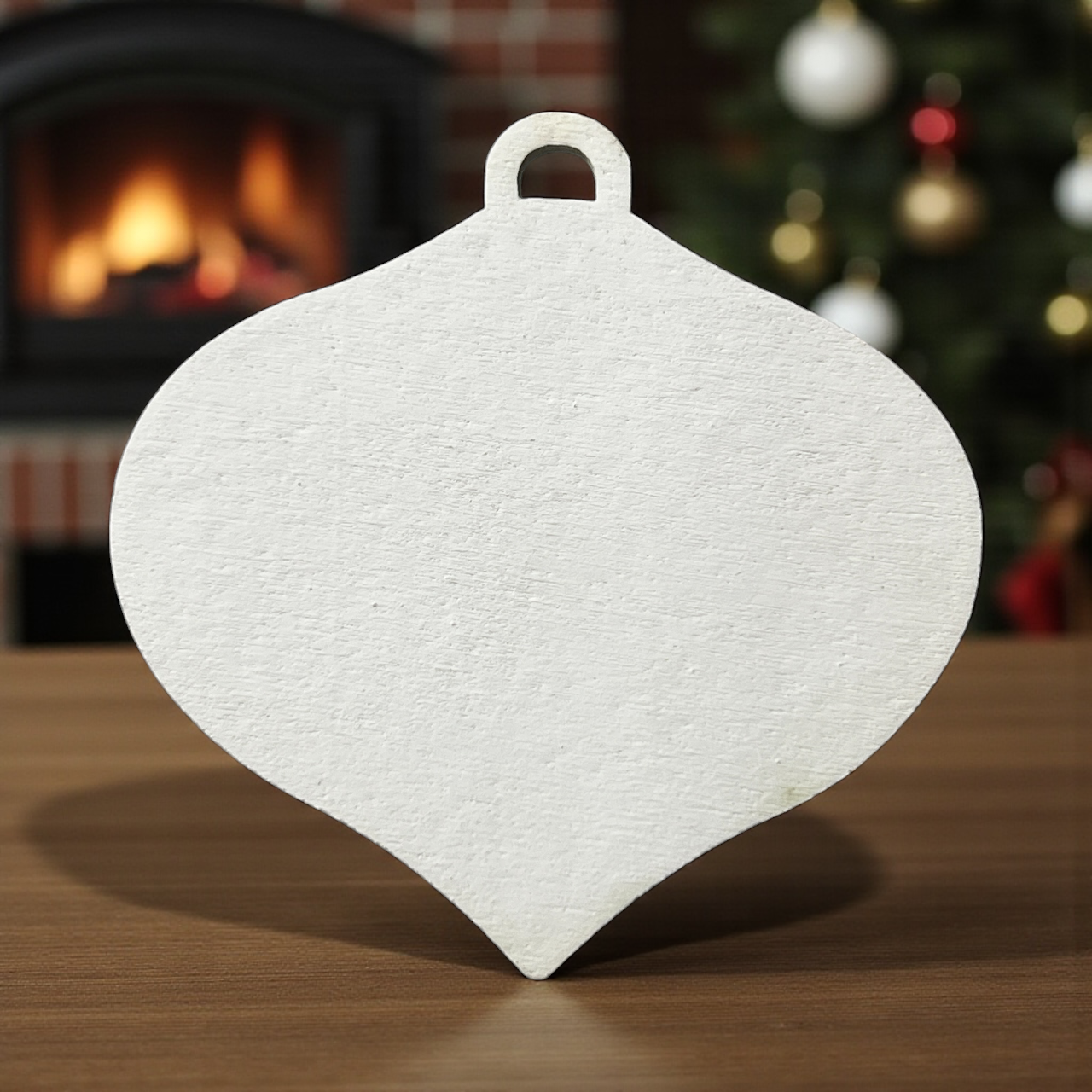 Wooden Ornaments (Blank), 12 pcs.