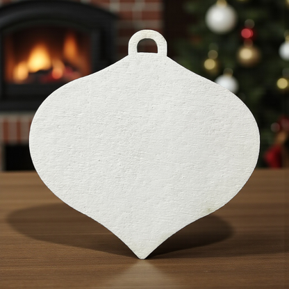 Wooden Ornaments (Blank), 12 pcs.