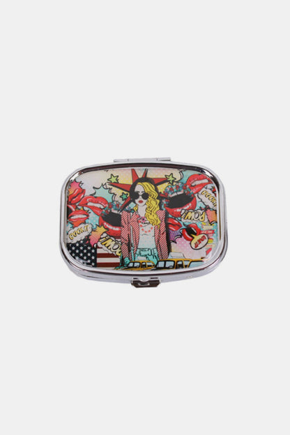 Nicole Lee® Metallic Rectangular Pill Case