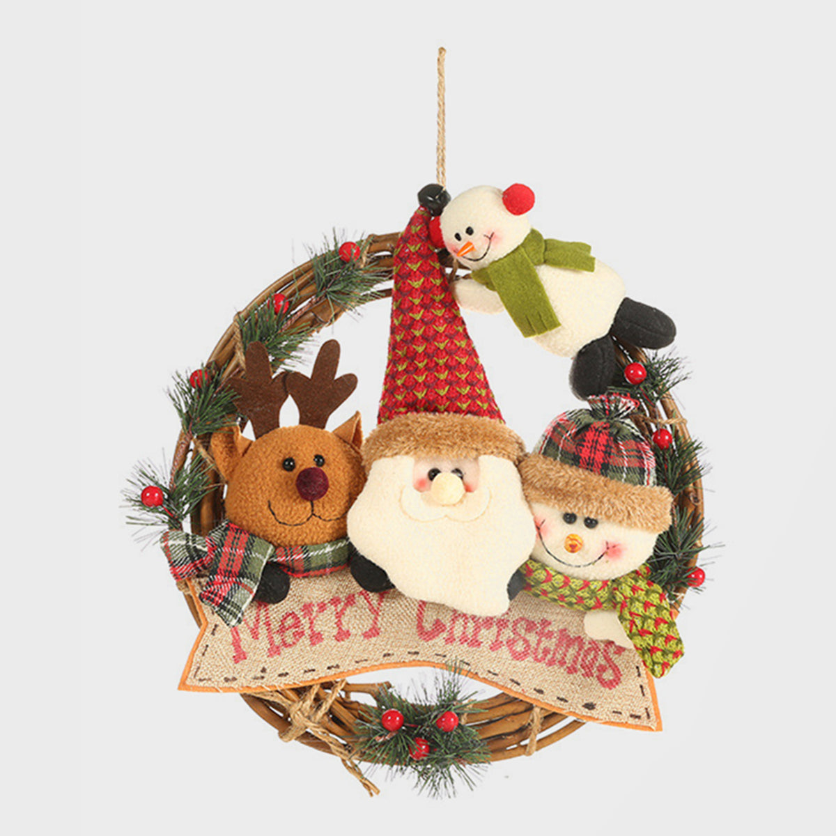 Snowmen & More Christmas Wreath