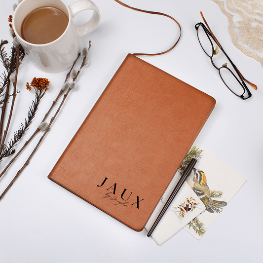 Jaux's Classic Leather Notebook