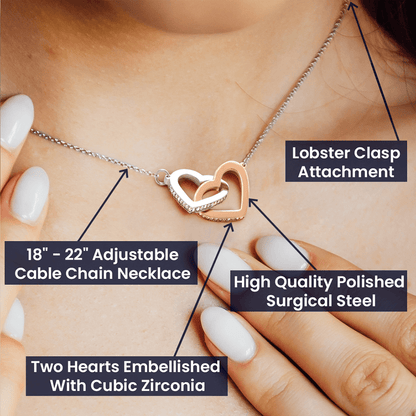The Interlocking Hearts Forever Necklace