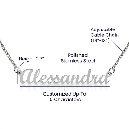 The Personalized Name or Word Necklace