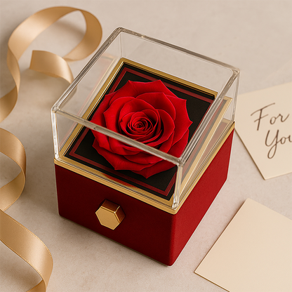 The Eternal Love Pendant & Rose Gift Set