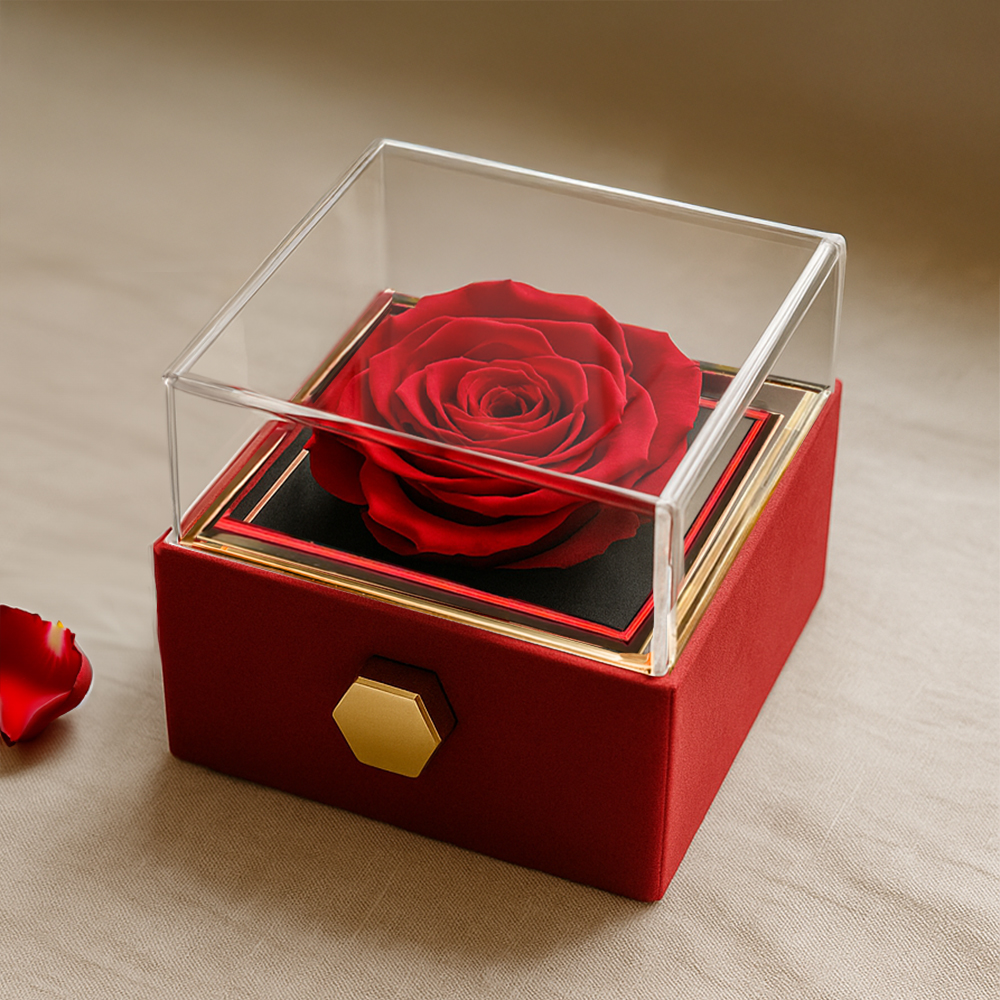 The Eternal Love Pendant & Rose Gift Set