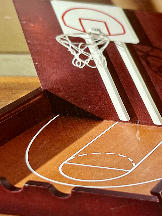 Wooden Tabletop Basketball Game