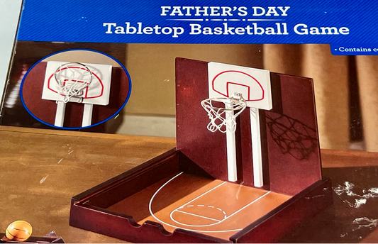 Wooden Tabletop Basketball Game