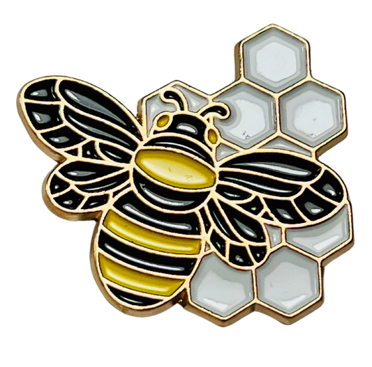 A Bee's Garden Enamel Pins