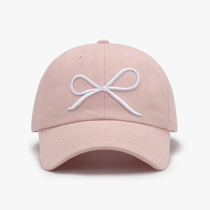 The Embroidered Bow Baseball Cap