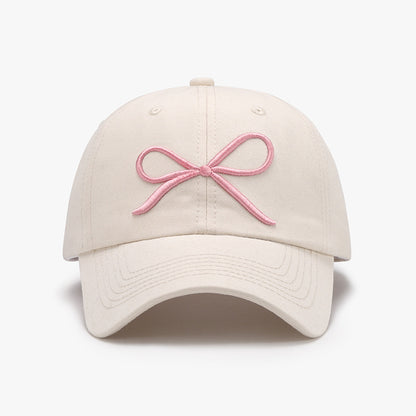 The Embroidered Bow Baseball Cap