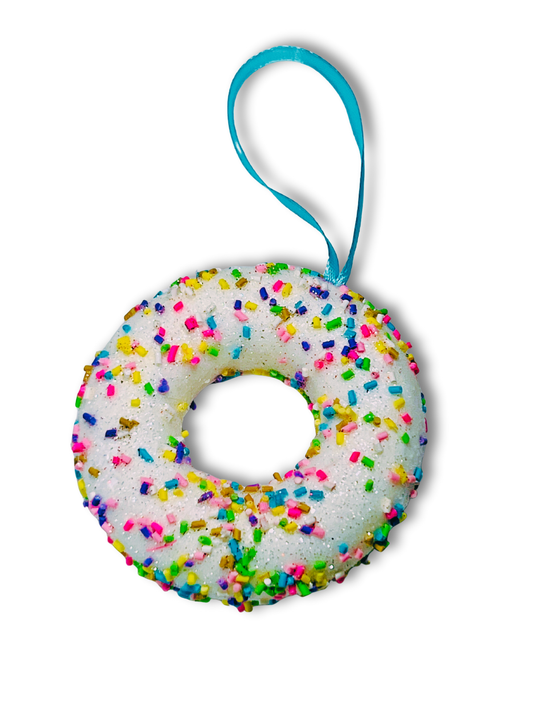 Sprinkle Doughnut Ornament