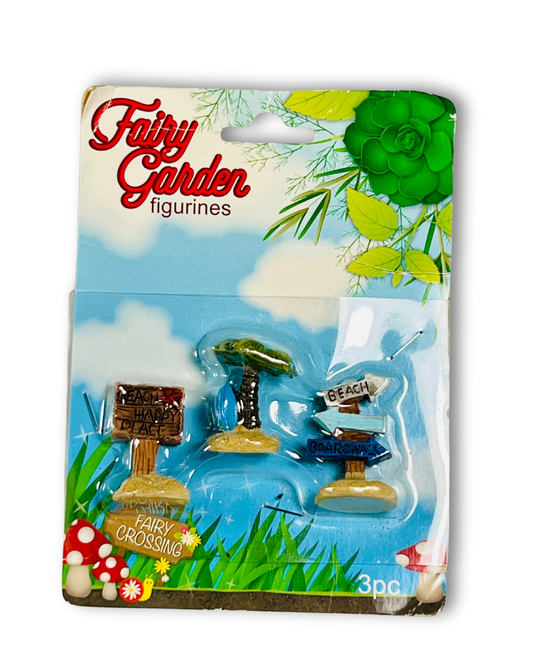 Fairy Garden Figurines, 3 pcs.