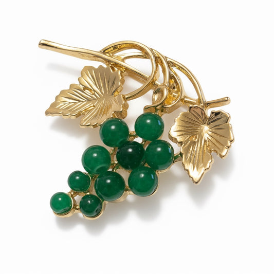 Napa Vineyard Grape Brooches