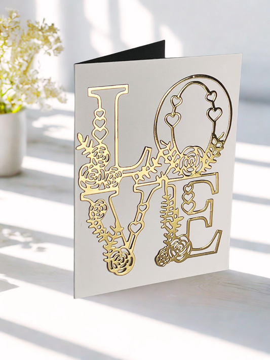 Gilded Glamour Card Set, 5 pcs.