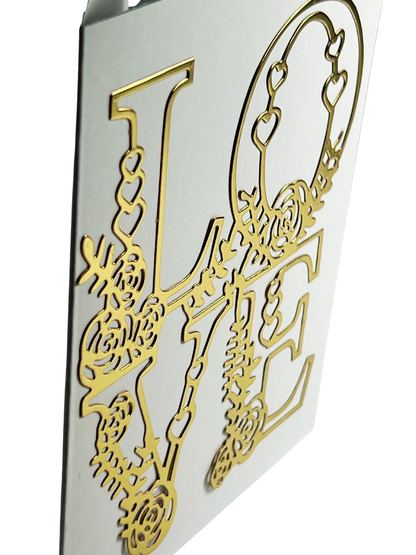 Gilded Glamour Card Set, 5 pcs.