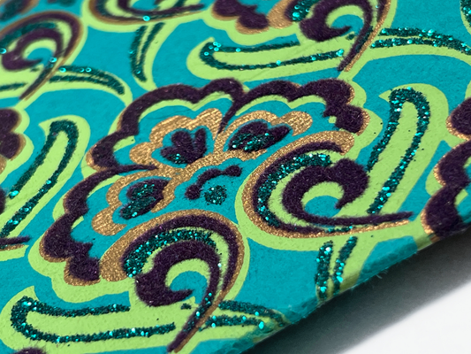 Glamour Green Peacock Gift Bag