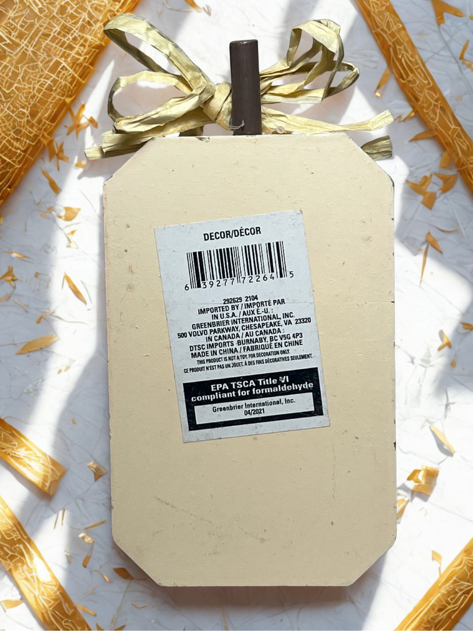 Pumpkin Kisses & Harvest Wishes Decor