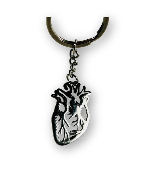 The Anatomical Heart Keychain