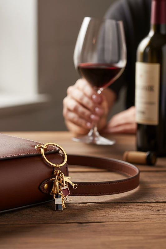 The Wine Connoisseur Keychain