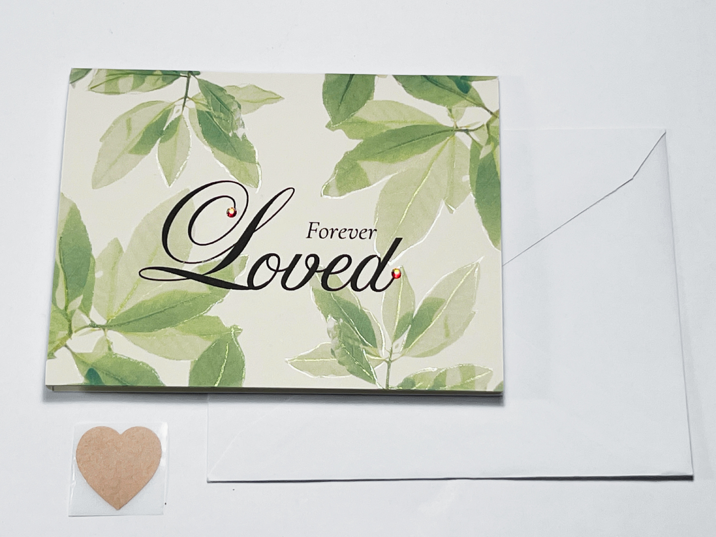 FOREVER LOVED Memorial Card