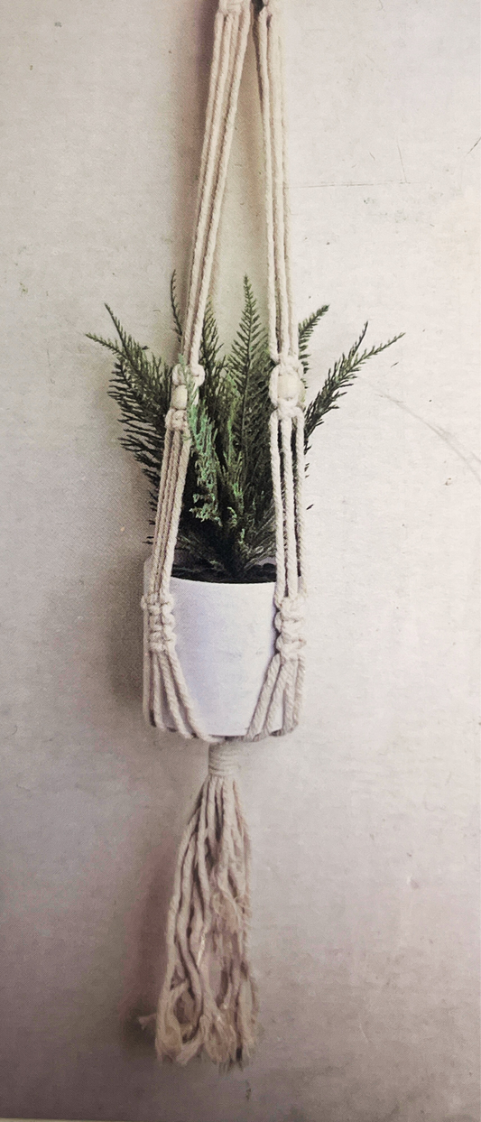 Hanging Macrame Plant Holder