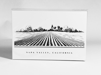 The Napa Valley Deluxe Postcards, 8 pcs.