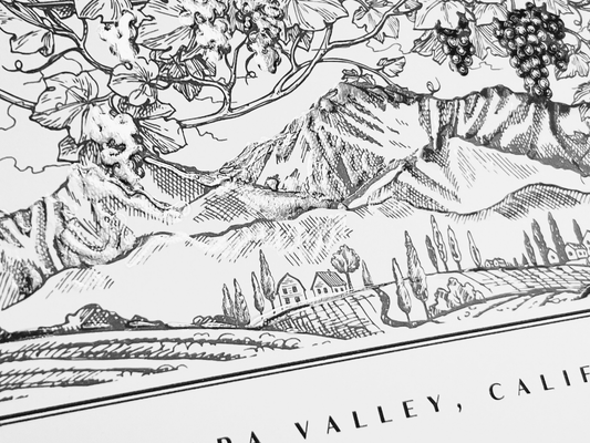 The Napa Valley Deluxe Postcards, 8 pcs.
