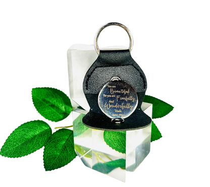 Engraved Pocket Hug with Keychain Holder