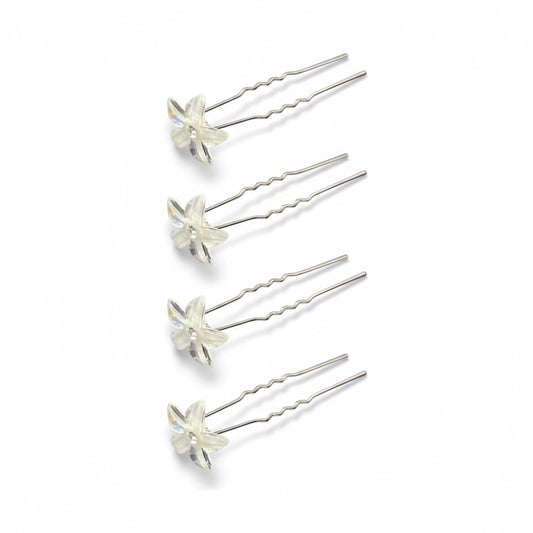 Bridal Hair Embellishments - Large Flower Set (4 pcs.)