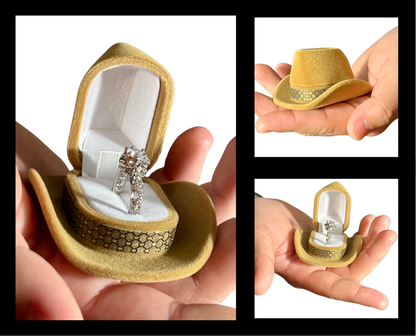 Say Yes! Cowboy Ring Box