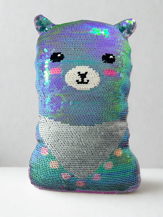 Sequin Colorshift Llama Plushie